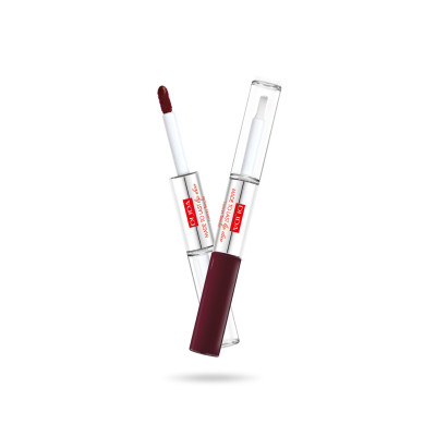 Rouge à lèvres liquide avec top coat